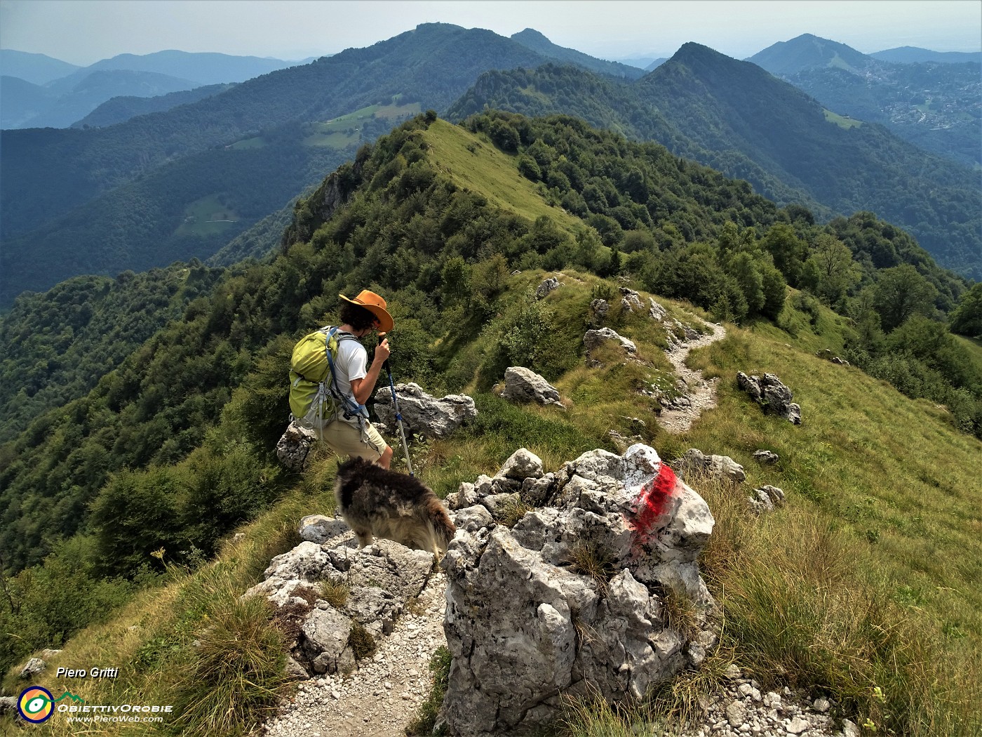 69 Scendiamo dall'anticima con attenzione.JPG